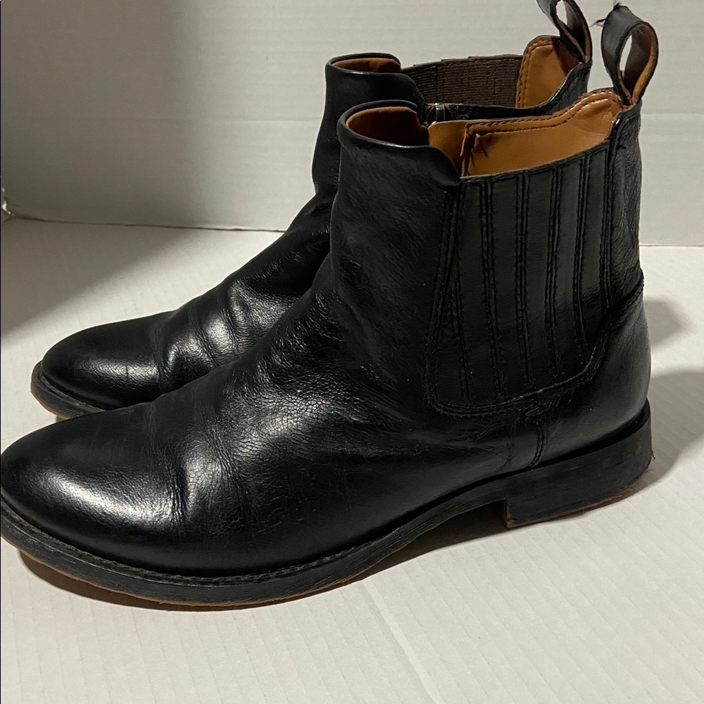 Franco Sarto Linc leather ankle Chelsea boots